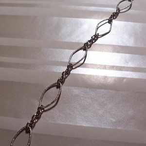 14K White Gold Bracelet